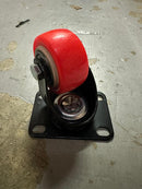 PU CASTOR WHEELS | MODEL: C-PU040 Castor Wheel Aiko PU CASTOR-SWIVEL ORANGE 1-1/2" (18KG) 