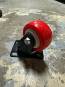 PU CASTOR WHEELS | MODEL: C-PU050 Castor Wheel Aiko PU CASTOR-SWIVEL ORANGE 2" (19KG) 