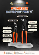 Pumpkin 10" Water Pump Plier (Monkey Plier) | Model: PM14604 Water Pump Plier Pumpkin 