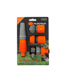 Pumpkin 4pcs Adjustable Waterning Nozzle with Hose Connector Set | Model: PM42304 Nozzle Pumpkin 