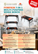 Pumpkin 7-in-1 Multi-Purpose Work Bench | Model: MTC20791 Work Bench Pumpkin 