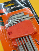 Pumpkin 9pcs Extra Long Allen Hex w/Ball Key Set 1.5-10mm (6pc/box) | Model: PM28562 Hex Key Pumpkin 