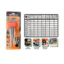 Pumpkin 9pcs Extra Long Allen Hex w/Ball Key Set 1.5-10mm (6pc/box) | Model: PM28562 Hex Key Pumpkin 