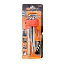 Pumpkin 9pcs Extra Long Allen Hex w/Ball Key Set 1.5-10mm (6pc/box) | Model: PM28562 Hex Key Pumpkin 