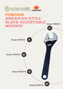 Pumpkin American Style Black Adjustable Wrench | Model: PM3511 Adjustable Wrench Pumpkin 