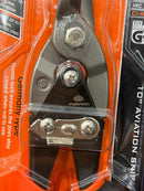 Pumpkin Aviation Snip Straight 10" (6pc/box) | Model: PM29524 Aviation Snip Pumpkin 