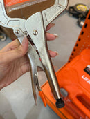 Pumpkin C Type with Swivel Pad Locking Pliers 11" (6pc/Box) | Model: PM14923 Pliers Pumpkin 