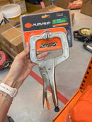 Pumpkin C Type with Swivel Pad Locking Pliers 11" (6pc/Box) | Model: PM14923 Pliers Pumpkin 