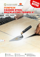 Pumpkin Carbon Steel Bricklaying Trowel 6" | Model: PM28101 Trowel Pumpkin 