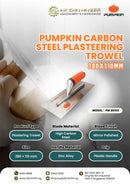 Pumpkin Carbon Steel Plastering Trowel 280*110mm (6pc/box) | Model: PM 28102 Trowel Pumpkin 
