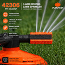 Pumpkin Circular Sprinkler w/ Round Base | Model: PM42306 Sprinkler Pumpkin 