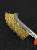 Pumpkin Copper Coated Twisted Steel Hand Brush 250mm (24PC/BOX) | Model: MTC33366 Brush Pumpkin 