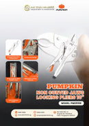 Pumpkin Curved Jaws Locking Pliers 10" (6pc/box) | Model: PM25108 Pliers Pumpkin 
