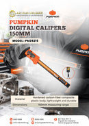 Pumpkin Digital Calipers 150mm | Model: PM35215 Digital Calipers Pumpkin 
