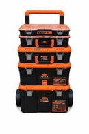 Pumpkin DIY Multi Stacking Storage Tool Box with Auto-locking System (IP65 Heavy Duty) Tool Box Pumpkin 