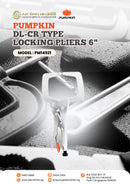 Pumpkin DL-CR Type Locking Pliers 6" | Model: PM14921 Locking Plier Pumpkin 