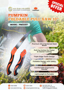 Pumpkin Foldable Pull Saw 10" | Model: PM33317 foldable pull saw Pumpkin 