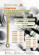 Pumpkin Gear Ratchet Long Combination Wrench Ultra CR-V | Model: PM44881-PM44894 Combination Wrench Pumpkin 
