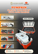 Pumpkin H/D Plastic Tool Box 18" With Alum Handle (9pcs/ctn) | Model: PM20868 Tool Box Pumpkin 