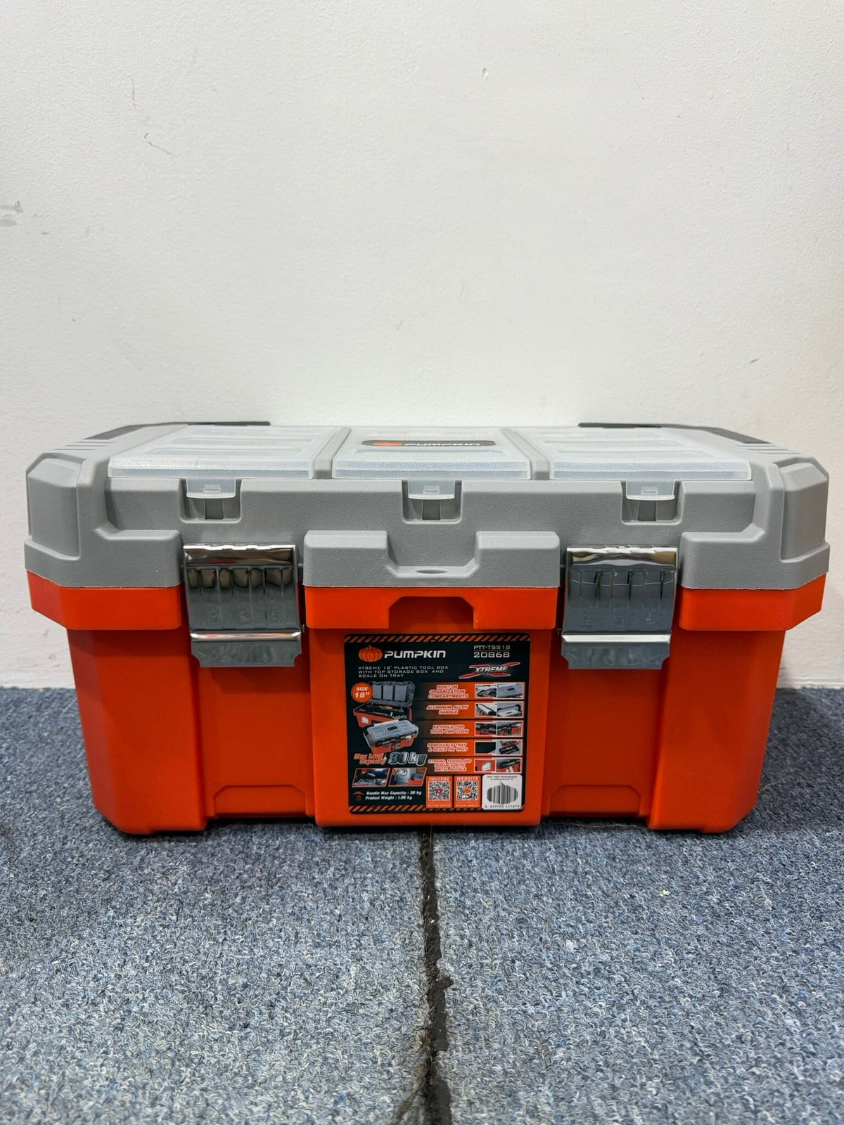 Pumpkin H/D Plastic Tool Box 18