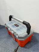 Pumpkin H/D Plastic Tool Box 18" With Alum Handle (9pcs/ctn) | Model: PM20868 Tool Box Pumpkin 
