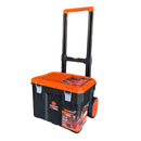 Pumpkin L size Stacking Tool Box Though System with Trolley 52 x 44 x 39cm (2pcs/ctn) | Model: PM20898 Tool Box Pumpkin 