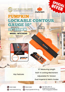 Pumpkin Lockable Contour Gauge 10" | Model: MTC34240 gauge Pumpkin 