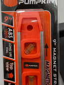 Pumpkin Magnetic Aluminium Torpedo Level 9" (12pc/box) | Model: PM28244 torpedo level Pumpkin 