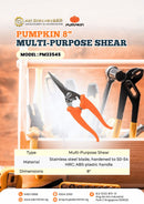 Pumpkin Multi-Purpose Shear 8" | Model: PM33545 Shear Pumpkin 