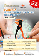 Pumpkin Multifunction Wire Stripper 7" | Model: PM14609 Multifunction Wire Stripper Pumpkin 