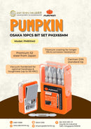 Pumpkin Osaka 10pcs Bit Set PH2x65mm | Model: PM61040 Bit Set Pumpkin 