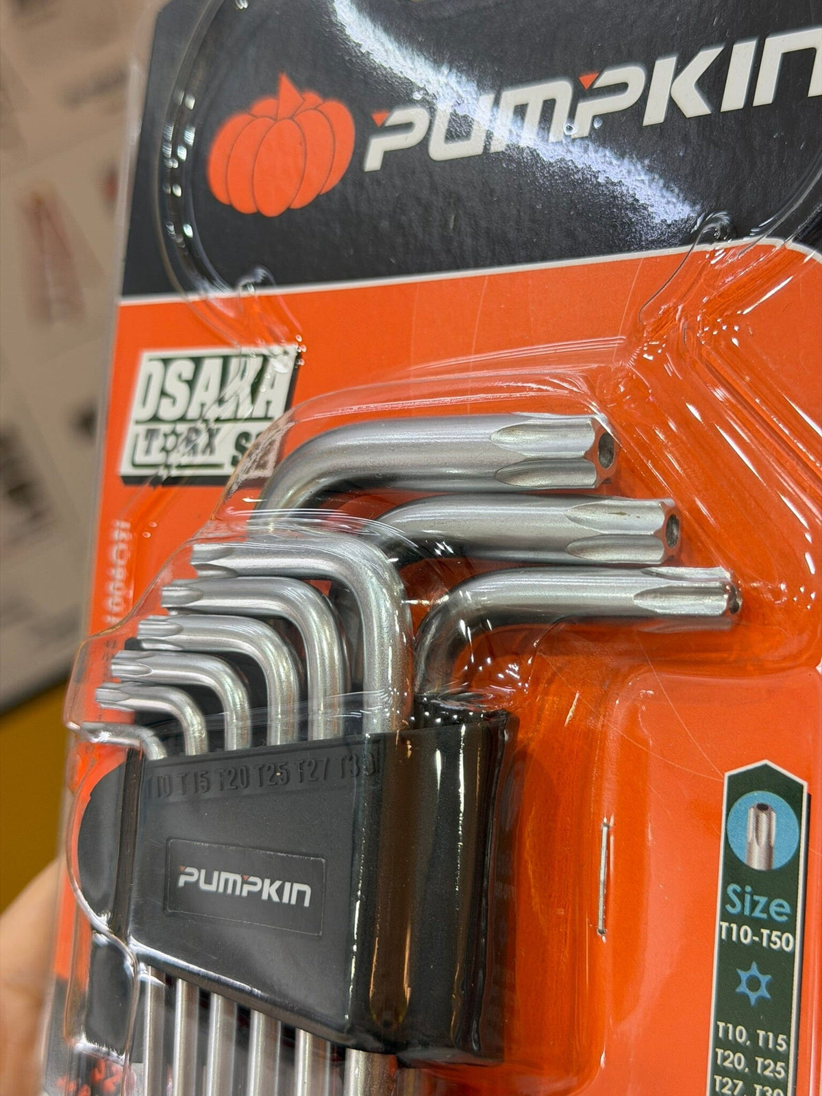 Pumpkin Osaka 9pcs Short Torx Key Set T10-T50 | Model: PM28534