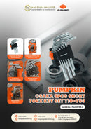 Pumpkin Osaka 9pcs Short Torx Key Set T10-T50 (6pcs/box) | Model: PM28534 Torx Set Pumpkin 
