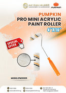 Pumpkin Pro Mini Acrylic Paint Roller 4"x16" | Model: PM30225 Paint Roller Pumpkin 