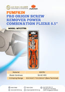 Pumpkin Pro Origin Screw Remover Power Combination Pliers 8.5" | Model: MTC17796 combination pliers Pumpkin 