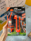 Pumpkin Rubber Covered 8 Pattern Sprayer w/Hose Connector Set (10pcs/box) | Model: PM42300 Sprayer Pumpkin 