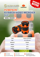 Pumpkin Rubber Hose Mender 1/2" | Model: PM42295 Rubber Hose Pumpkin 