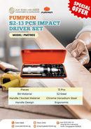 Pumpkin S2-13 Pcs Impact Driver Set | Model: PM17802 Impact Driver Pumpkin 