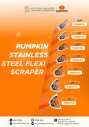 Pumpkin Stainless Steel Flexi Scraper 1.5" (12pc/box) | Model: PM28170 Scraper Pumpkin 