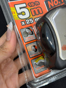 Pumpkin TSM Inox Cover Nylon Coating Measuring Tape 5m/16ftx25mm (6pc/box) | Model: PM 10124 Measuring Tape Pumpkin 