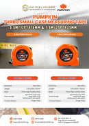 Pumpkin Turbo Small Case Measuring Tape 3.5m/12ftx16mm (12pc/box) | Model: PM10372 Measuring Tape Pumpkin 