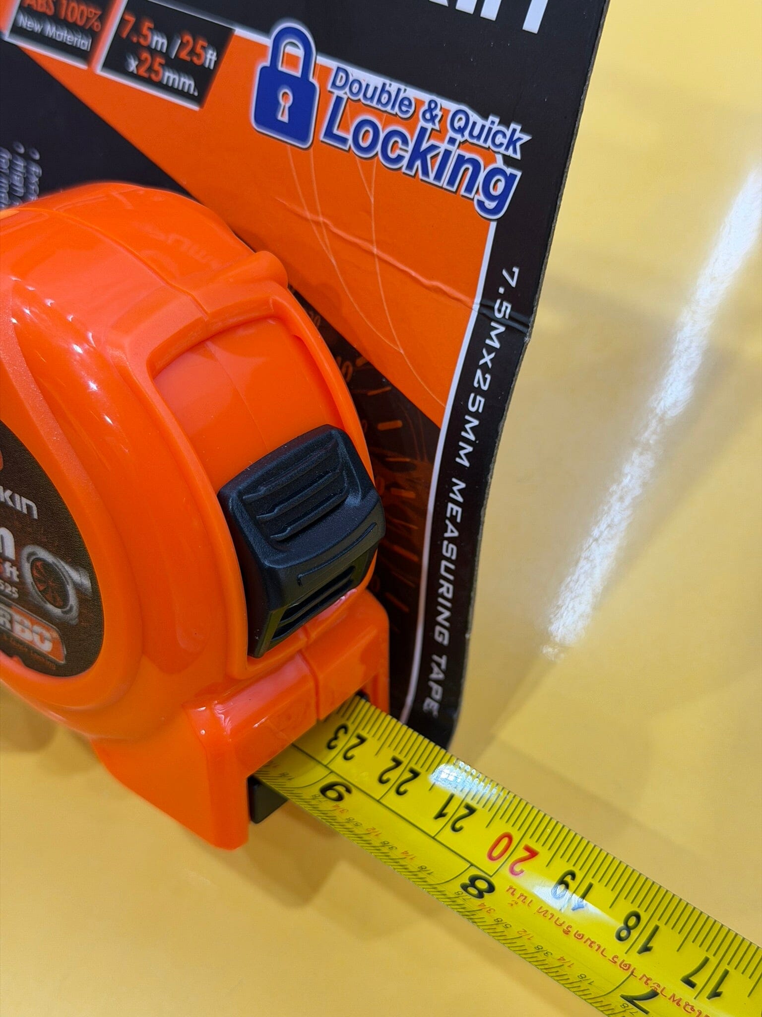 Pumpkin Turbo Small Case Measuring Tape 7.5m/25ftx25mm (6pc/box) | Mod