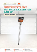 Pumpkin Xtreme 1/2" Ball Extension Bar 10" | Model: PM40312 Extension Bar Pumpkin 