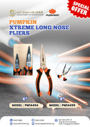 Pumpkin Xtreme Long Nose Pliers 6"/ 8" | Model: PM14454 / PM14455 Long Nose Pliers Pumpkin 