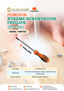 Pumpkin Xtreme Screwdriver Phillips PH2x150 | Model: PM17142 Screwdriver Pumpkin 