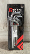 Renzhili Long Ball Point Allen Key 9" (9pcs) 1.5-10mm | Model: HK-RENZHILI-9" Ball Point Allen Key Renzhili 