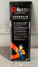 Renzhili Long Ball Point Allen Key 9" (9pcs) 1.5-10mm | Model: HK-RENZHILI-9" Ball Point Allen Key Renzhili 