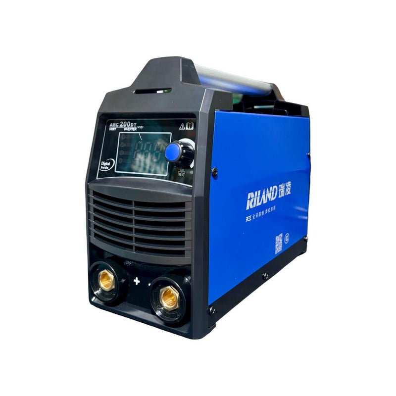 Riland ARC200DT 220V Welding Set c/w 3m Ground and Welding Cable | Model : W-ARC200DT-R ARC Welding Machine Riland 