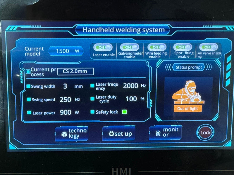 Riland Welding Machine 1500W 220V C/W Accessory | Model : RL-HLW-1500Ⅱ-PLUS Welding Machine Riland 