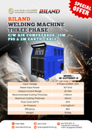 Riland Welding Machine CUT120NT Three Phase C/W Air Compressor, 10m P80 & 2m Earth Cable | Model: W-CUT120NT-R MMA Welding Machine Riland 
